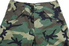 画像4: 90s 米軍 U.S.ARMY ECWCS GEN1 ウッドランドカモ GORE-TEXゴアテックス ナイロン オーバーパンツ L-L (4)