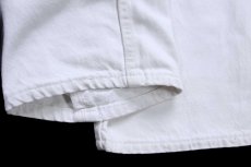 画像8: 90s USA製 Levi'sリーバイス 501 ホワイト デニムパンツ W31 L32★A10 ユーロ (8)