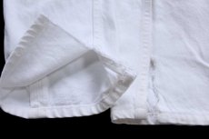 画像9: 90s USA製 Levi'sリーバイス 501 ホワイト デニムパンツ W24 L30★A12 (9)