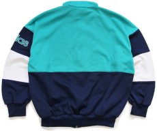 画像2: 90s adidasアディダス ロゴ マルチカラー 切り替え トラックジャケット M★ジャージ (2)