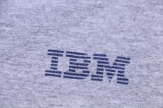 画像4: 00s IBM ロゴ スウェット 杢グレー L (4)