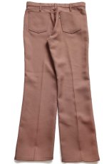 画像3: 90s USA製 Levi'sリーバイス 517 ポリエステルパンツ チョコレート W36 L32★139 スタプレ ブーツカット (3)