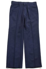 画像2: 80s Levi'sリーバイス Action Slacks STA-PRESTスタプレ スラックス ポリエステルパンツ 濃紺 W33 (2)