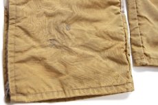 画像9: 80s Columbiaコロンビア GORE-TEXゴアテックス ダック地 ハンティングパンツ ブラウンベージュ W38 L29.5 (9)