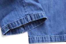 画像7: 90s DOCKERSドッカーズ ツータック デニム トラウザーズ W38 L30★Levi'sリーバイス (7)
