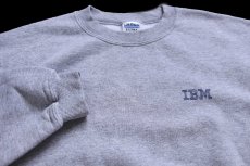 画像3: 00s IBM ロゴ スウェット 杢グレー L (3)