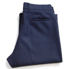 画像1: 80s Levi'sリーバイス Action Slacks STA-PRESTスタプレ スラックス ポリエステルパンツ 濃紺 W33 (1)