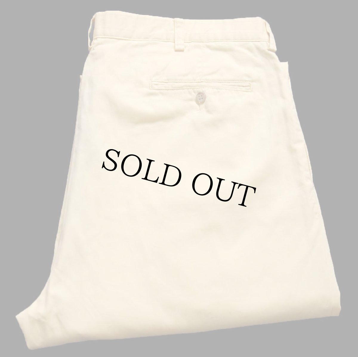 画像1: 90s ポロ ラルフローレン HAMMOND PANT ツータック コットンパンツ 薄黄 W38 L30★357 (1)