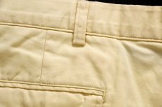 画像8: 90s ポロ ラルフローレン HAMMOND PANT ツータック コットンパンツ 薄黄 W38 L30★357 (8)