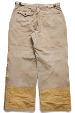 画像3: 80s Columbiaコロンビア GORE-TEXゴアテックス ダック地 ハンティングパンツ ブラウンベージュ W38 L29.5 (3)