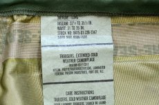 画像6: デッドストック★90s 米軍 U.S.ARMY ECWCS GEN1 ウッドランドカモ GORE-TEXゴアテックス ナイロン オーバーパンツ M-L (6)