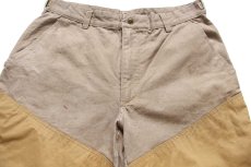 画像4: 80s Columbiaコロンビア GORE-TEXゴアテックス ダック地 ハンティングパンツ ブラウンベージュ W38 L29.5 (4)