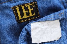 画像4: 70s ベルギー製 LEEリー 2つボタン デニム テーラードジャケット★ブレザー ユーロ (4)