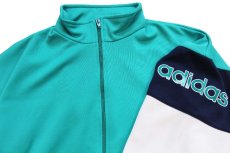 画像3: 90s adidasアディダス ロゴ マルチカラー 切り替え トラックジャケット M★ジャージ (3)