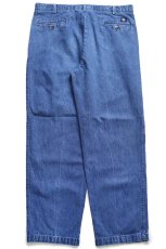 画像2: 90s DOCKERSドッカーズ ツータック デニム トラウザーズ W38 L30★Levi'sリーバイス (2)