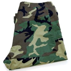 画像1: 90s 米軍 U.S.ARMY ECWCS GEN1 ウッドランドカモ GORE-TEXゴアテックス ナイロン オーバーパンツ L-L (1)