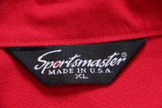 画像5: 90s USA製 Sportsmaster SKILLS USA パッチ付き ジャケット 赤 カスタム XL (5)