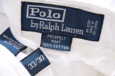 画像6: 00s ポロ ラルフローレン PROSPECT PANT コットンパンツ 白 W33 L30★356 (6)