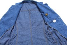 画像5: 70s ベルギー製 LEEリー 2つボタン デニム テーラードジャケット★ブレザー ユーロ (5)