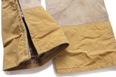 画像8: 80s Columbiaコロンビア GORE-TEXゴアテックス ダック地 ハンティングパンツ ブラウンベージュ W38 L29.5 (8)