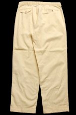 画像3: 90s ポロ ラルフローレン HAMMOND PANT ツータック コットンパンツ 薄黄 W38 L30★357 (3)