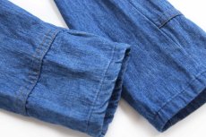 画像7: 70s ベルギー製 LEEリー 2つボタン デニム テーラードジャケット★ブレザー ユーロ (7)