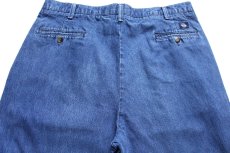 画像5: 90s DOCKERSドッカーズ ツータック デニム トラウザーズ W38 L30★Levi'sリーバイス (5)