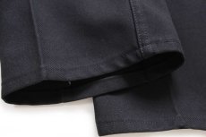 画像7: 00s メキシコ製 Wranglerラングラー 82BK ランチャードレスジーンズ フレア ポリエステルパンツ ブラック W33 L29★167 スタプレ (7)