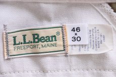 画像6: 80s USA製 L.L.Bean チノパン カーキ W46 L30★特大 (6)