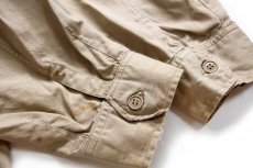 画像7: 50s 米軍 USAF コットン トロピカルジャケット タン 44L (7)