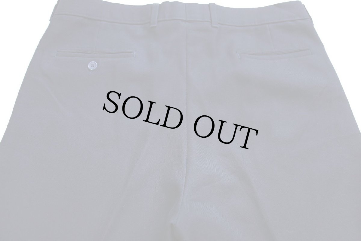 画像5: 80s LEVI'Sリーバイス ACTION SLACKS スラックス ポリエステルパンツ 濃紺 W37★スタプレ (5)
