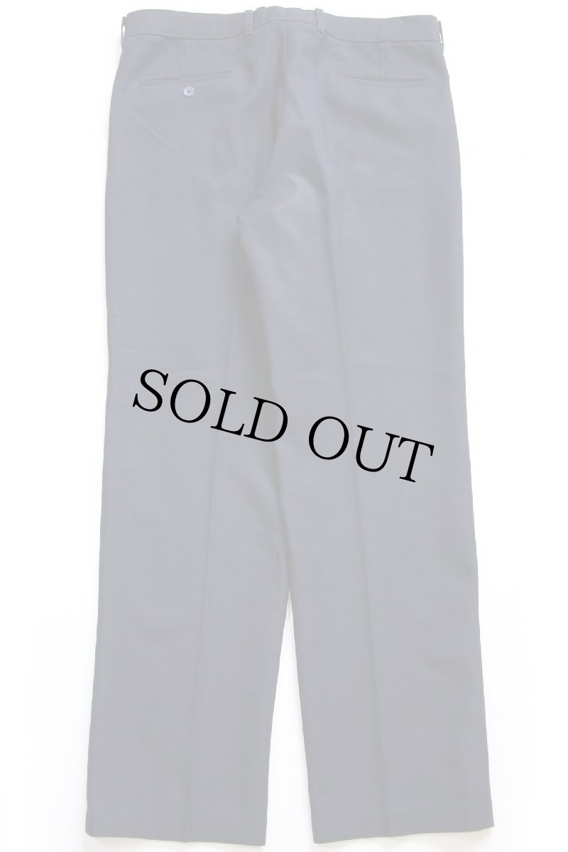 画像3: 80s LEVI'Sリーバイス ACTION SLACKS スラックス ポリエステルパンツ 濃紺 W37★スタプレ (3)