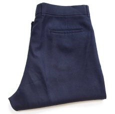 画像1: 80s LEVI'Sリーバイス ACTION SLACKS スラックス ポリエステルパンツ 濃紺 W37★スタプレ (1)