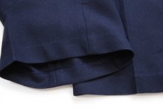 画像8: 80s LEVI'Sリーバイス ACTION SLACKS スラックス ポリエステルパンツ 濃紺 W37★スタプレ (8)