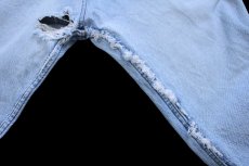 画像10: 80s USA製 Levi'sリーバイス 501 ダメージ デニムパンツ W36 (10)
