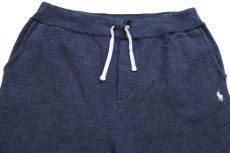 画像4: ポロ ラルフローレン ワンポイント スウェットパンツ 杢チャコールグレー XXL★07 特大 (4)