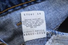画像7: 90s USA製 Levi'sリーバイス 505 デニムパンツ W44 L32★184 特大 (7)