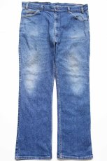 画像2: 90s USA製 Levi'sリーバイス 517 ストレッチ デニムパンツ W42 L30★115 ブーツカット (2)