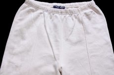 画像4: 90s POLO SPORT ポロ スポーツ ラルフローレン ワンポイント コットン スウェットパンツ アイボリー M (4)