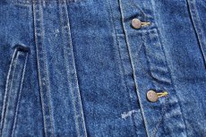 画像7: 80s USA製 Leeリー × NIELLA Custom DESIGN CINEMAX SESSIONS 刺繍 デニムジャケット 4ポケット L (7)