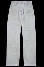 画像2: 90s USA製 Levi'sリーバイス 501 カラーデニムパンツ ベージュ W34 L36★A6 (2)