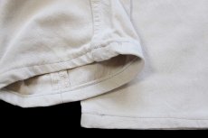画像8: 90s USA製 Levi'sリーバイス 501 ダメージ カラーデニムパンツ カーキ W32★A5 (8)