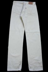 画像3: 90s USA製 Levi'sリーバイス 501 カラーデニムパンツ ベージュ W34 L36★A6 (3)