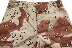 画像4: デッドストック★90s 米軍 U.S.ARMY チョコチップ デザートカモ BDU カーゴパンツ S-S★C (4)