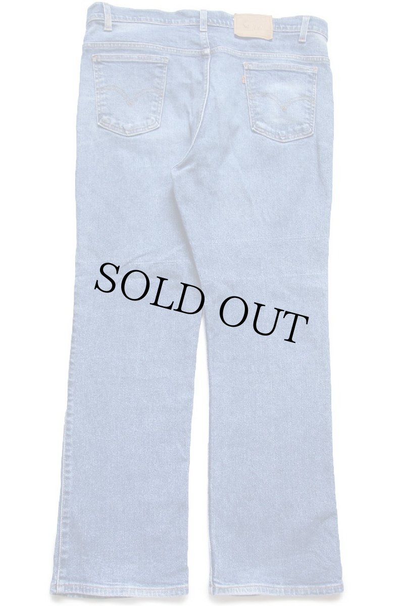 画像3: 90s USA製 Levi'sリーバイス 517 ストレッチ デニムパンツ W42 L30★115 ブーツカット (3)