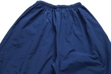 画像5: 00s 米軍 U.S.AIR FORCE PTU トレーニング ナイロンパンツ 紺 S/L★101 IPFU PFU (5)
