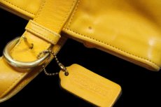 画像7: COACH オールド コーチ レザー ハンドバッグ マスタード★4133 ポーチ (7)