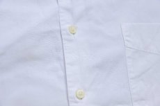画像5: 90s カナダ製 GAPギャップ 無地 バンドカラー コットンシャツ 白 XL (5)