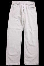 画像2: 90s スペイン製 Levi'sリーバイス 501 カラーデニムパンツ ベージュ W33★SDP4431 ユーロ (2)