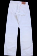 画像3: 00s Levi'sリーバイス 501 ホワイト デニムパンツ W28 L30★SDP4456 (3)